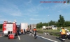 VU LKW - Person eingeklemmt, A3 Richtung Frankfurt, 23.05.2017